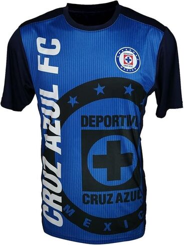 Icon Sports Men Cruz Azul Officially Licensed Soccer Poly Shirt Jersey -06 in Saudi Arabia
