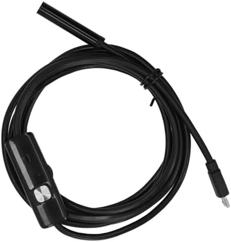 منظار Topincn USB الصناعي مع 6 مصابيح LED كاميرا الأنابيب -7 مم لقياس الأنابيب ، وصيانة السيارة وتثبيت الأثاث (1M) (2M) in Saudi Arabia