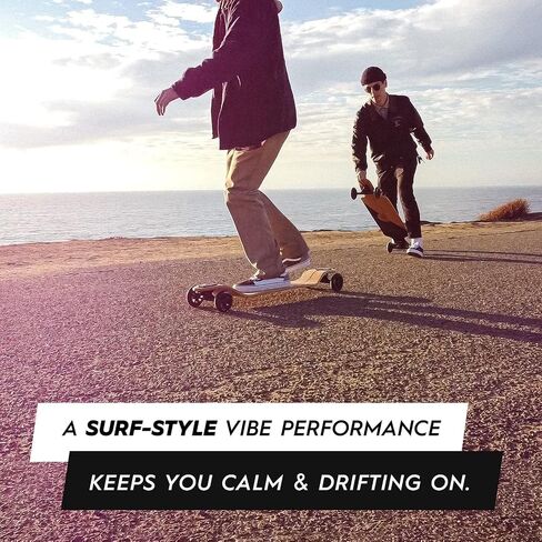 Magneto Longboards Bamboo Longboards للتجول والنحت والنمط الحر والإنحدار والرقص (Drop & Fiberglass عبر الخيزران عبر اللوحة Longboard) in Kuwait