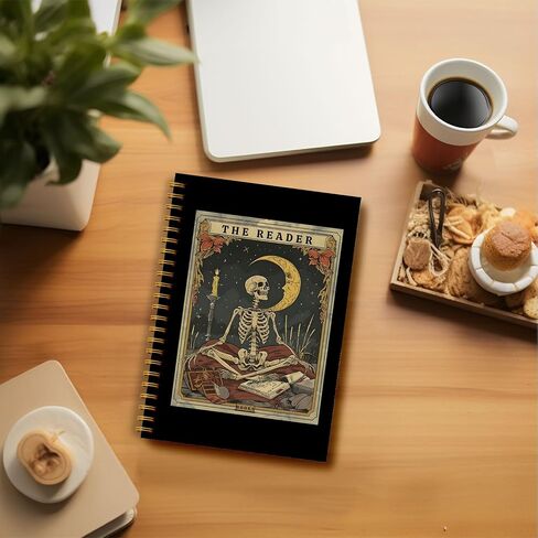 Witch Journal, the Witch Tarot Journal Notebook, Witchy Gifts, Witch Stuff, Witchy Gifts for Women, Gifts for Tarot Lovers, Magical Cottagecore Witch Spiral Notebook 5.5x8.3 Inch in Saudi Arabia