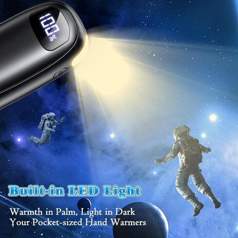 Hand Warmers Rechargeable - 2 Pack Electric Hand Warmers 14000mAh, 16 Hrs Warmth Dual-Sided Heating Max 131℉, 4 Heating Levels Battery Operated Pocket Heater for Raynauds, Hunting, Golf, Camping in Saudi Arabia