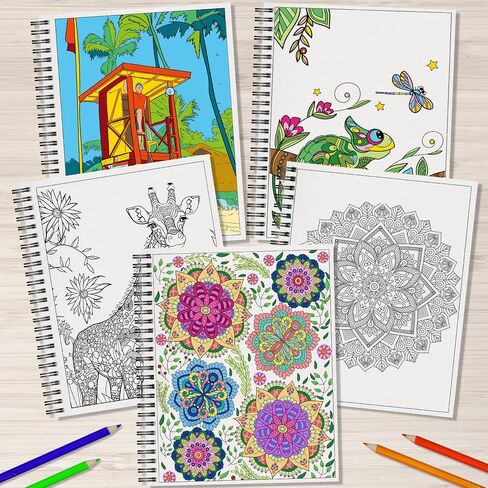 Kalysky Easy and Cozy Adult Coloring Book Set, 3 Stress Relief Coloring Books for Adults Relaxation, Flower Inspirational Quotes Coloring Books in Saudi Arabia