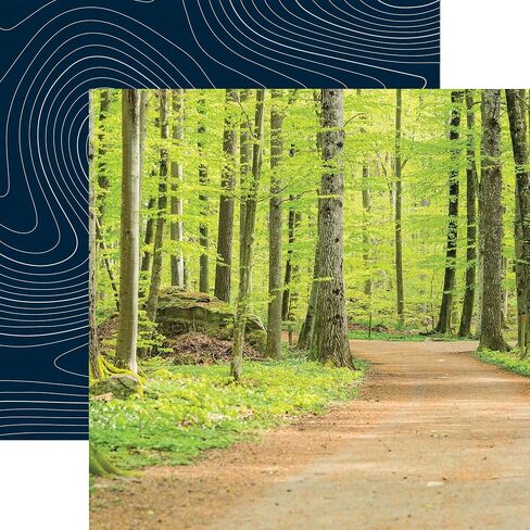 Paper House Productions 12" x 12" 9-Sheet Decorative Double Sided Paper Pack for Scrapbooking and Crafts - Camp Out in Saudi Arabia
