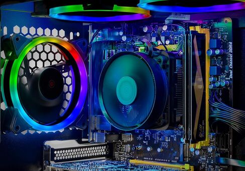 Skytech O11 Vision Gaming PC سطح مكتب ، Ryzen 7 9800x3d 4.7 GHz (5.2 GHz Turbo Boost) ، AMD RX 9070 XT 16GB GDDR6 ، 2TB GEN4 NVME SSD ، 32GB DDR5 RAM 6000 RGB ، 850W GOLD ATX 3.0 PSU ، WI-FI ، WIN 11 in Saudi Arabia