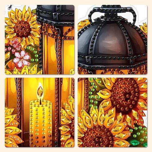 MXJSUA Gnome Halloween Special Shaped Hanging Diamond Painting Art Kits for Adults, Crystal Rhinestone Acrylic Gem Art Pendant Ornaments Kit for Home Decoration and Gift in Saudi Arabia