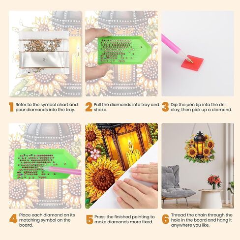 MXJSUA Gnome Halloween Special Shaped Hanging Diamond Painting Art Kits for Adults, Crystal Rhinestone Acrylic Gem Art Pendant Ornaments Kit for Home Decoration and Gift in Saudi Arabia