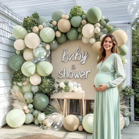 غبار بالون أخضر اللون الأصفر الأصفر إكليل مزدوج الباستيل باستيل فاتح أصفر ضباب أخضر خوخ البالون القوس طقم العاج أبيض الرمال الوفيع لدب دش دش حفل زفاف الحفل الزفاف in Kuwait