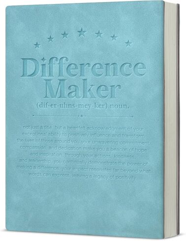 Difference Maker Leather Journal Notebook Thank You Gifts for Coworkers Boss Mentor Leader Teacher in Kuwait