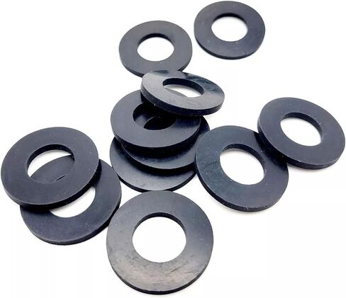 5/8 "معرف المطاط غسالات مسطحة 1 1/4" OD X 1/8 "فواصل حشية EPDM السميكة للسباكة ، إصلاح صنبور ، السيارات ، DIY ، أدوات المتجر ، أختام المعدات 5/8 × 1/4 × 1/8 (6 حزمة) in Kuwait