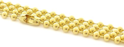 CleverDelights 3.2mm Ball Chain Necklaces - Gunmetal Silver Color - 10 Pack - 24 Inch Length in Saudi Arabia