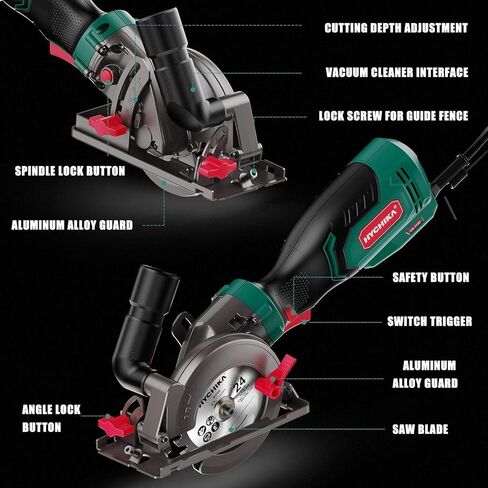 Hychika Laser Level 360 تسوية ذاتية ، أداة Lazer Leveler 50 قدمًا ، مستوى Lazer Green Cross للتعليق على الصور ، البلاط ، الديكور والبناء الداخلي/الخارجي ، البطارية والطابع L L-BRACKET in Kuwait
