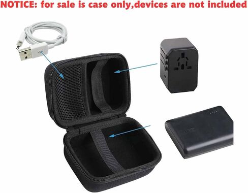 Hard Protective Travel Case Replacement, Compatible with Ceptics/TESSAN/EPICKA/NEWVANGA/VYLEE/International Power Adapter (Small) in Saudi Arabia
