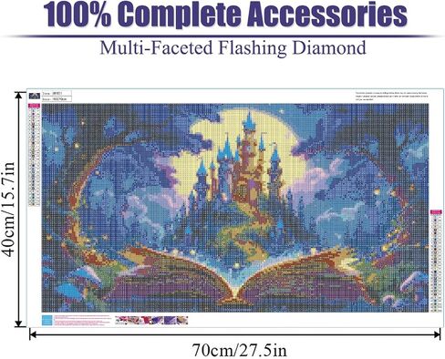5D Large Diamond Art Painting,Four Season Diamond Art Kits for Adults,DIY Full Drill Crystal Rhinestone Arts and Crafts,bird Flowers mountain Art Painting with Diamond Home Wall Decor 27.5 X 15.7inch in Kuwait