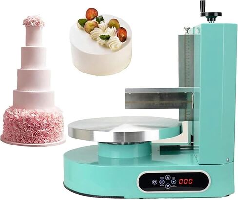 Automatic Cake Cream Spreading Machine, Electrical Rotating Adjustable Cake Edge Surface Scraper Spreading Machine~/ in Saudi Arabia