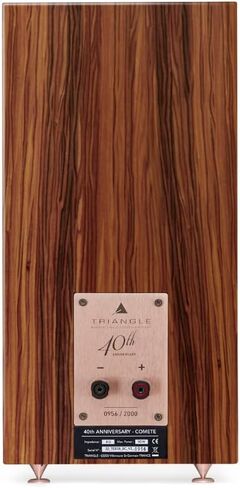 triangle Audio Comète 40th Anniversary Bookshelf Speakers Pair, Rose Gold Magnesium Dome Tweeter, Cellulose Paper Woofer, Expansive Soundstage, Exceptional Bass Delivery - (Sycamore) in Kuwait
