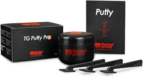 Thermal Grizzly TG Putty Advance - 100 Gram - Electrically Non-Conductive Thermal Putty for GPU Modding and Thermal Pad Replacement in Saudi Arabia