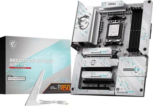 MSI MAG B850M Mortar WiFi Motherboard, mATX - Supports AMD Ryzen 9000/8000 / 7000 Processors, AM5-60A SPS VRM, DDR5 Memory Boost 8200+ MT/s (OC), PCIe 5.0 x16, M.2 Gen5, Wi-Fi 7, 5G LAN in Saudi Arabia