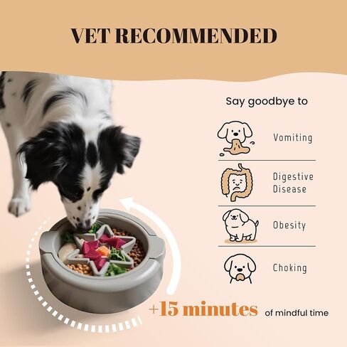 3-in-1 Slow Feeder Dog Bowls Set for Fast Eaters, Changeable Dog Bowl to Slow Down Eating, Maze Pet Food Dishes for Wet Dry Raw Food, Spiral Puzzle Feeders for Puppy Small Medium Large Breed in Kuwait