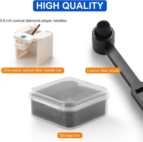 AT3600L Magnetic Cartridge Record Player, LP Magnetic Cartridge with LP Needle, Dual Moving Magnet Turntable Cartridge AT3600L Replacement for Audio-Technica in Kuwait