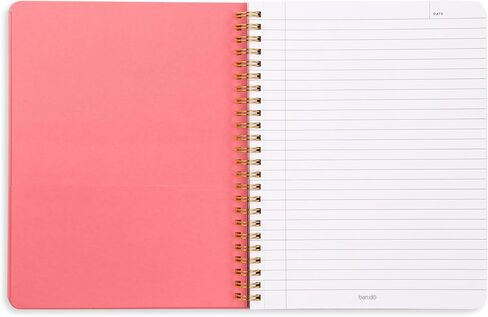 BAN.DO RED ROUN DRAWN MINI NOTERS مع قوله ، 9 "× 7" مع اقتباس ، جيوب ، و 160 صفحة مبطنة ، رومانسية محترفة in Kuwait