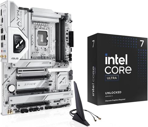 MICRO CENTER CPU Motherbard Combo - Intel Ultra 7 265KF Gaming Desktop Processor with asus Prime Z890M-Plus WiFi Motherboard in Kuwait