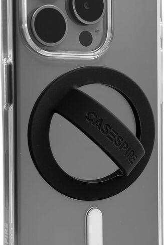Magnetic Silicone Phone Grip Soft Finger Loop Holder for MagSafe Cases and iPhones (White Sparkle) in Saudi Arabia