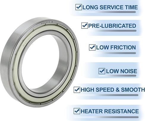 Acropix 6016zz & Deep Groove Ball Bearings P0 80x125x22mm محامل مشحمة in Kuwait