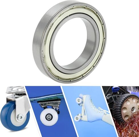 ACROPIX 6016ZZ & Deep Groove Ball Bearings P0 80x125x22mm Lubricated Bearings Double Metal Seal Silver Tone Scooter Skateboard Wheel in Saudi Arabia