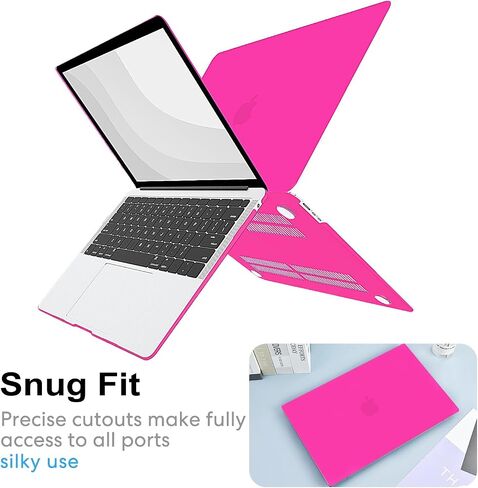 AKIT Compatible with MacBook Air 13 Inch M4 M3 M2 Case A3240 A2681 A3113 2025 2024 2022 [Bare Slim] [Full Body] 13.6 Inch Midnight Blue Clear Protective Hard Cover + Keyboard Skin + Screen Protector in Kuwait
