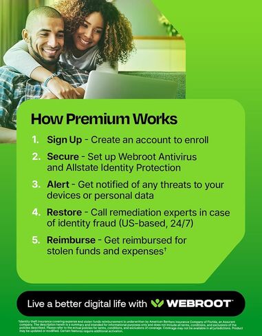 Webroot مكافحة الفيروسات لألعاب الكمبيوتر 2025 | 1 جهاز | 1 سنة تنزيل + محسن أداء النظام in Saudi Arabia