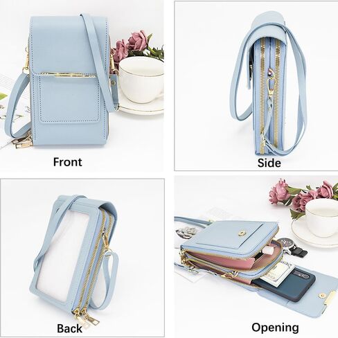 Retro All-Match Vertical Cellphone Bag,Small Leather Crossbody Purse Shoulder Crossbody Bags for Women in Saudi Arabia