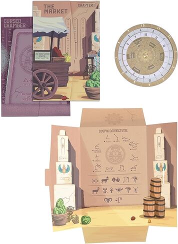 Ridley's Timescape: Jane Austen - لعبة Escape Room - سافر مرة أخرى في الوقت المناسب لمساعدة جين على حل الجريمة - القابلة للتشغيل والقابلة لإعادة الالتقاط - Date Night المفضلة - 1+ لاعبين تتراوح أعمارهم بين 12+ و 90 دقيقة من اللعب in Saudi Arabia