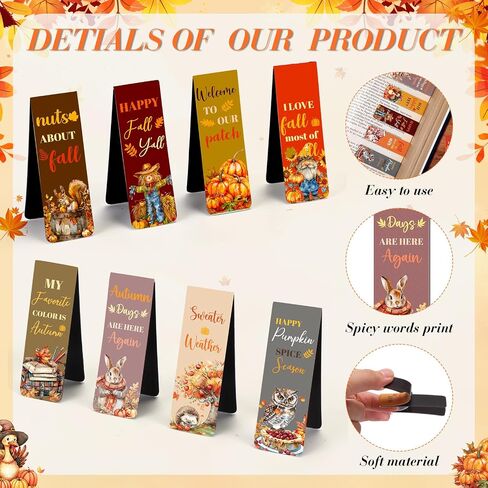 60 Pieces Christmas Magnetic Bookmarks Cute Cartoon Santa Snowman Reindeer Pattern Bookmarks Magnet Page Marker Xmas Page Clip for Adults Christmas Holidays Party Present Supplies(Deer) in Saudi Arabia