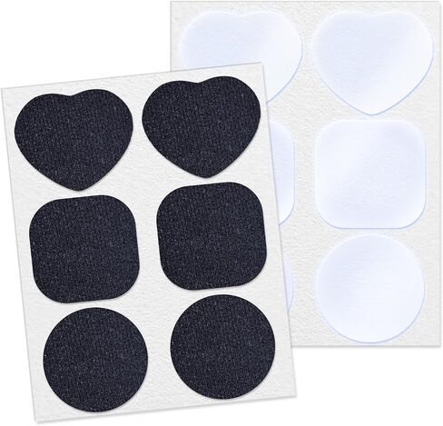 Heavy Duty Repair Patch Kit for Bounce House, Fabric, Tent, Canvas, Canopy, Pool Floats, RV Awning, Boat Covers, Waterproof, Clear and Black, 12PCS in Saudi Arabia