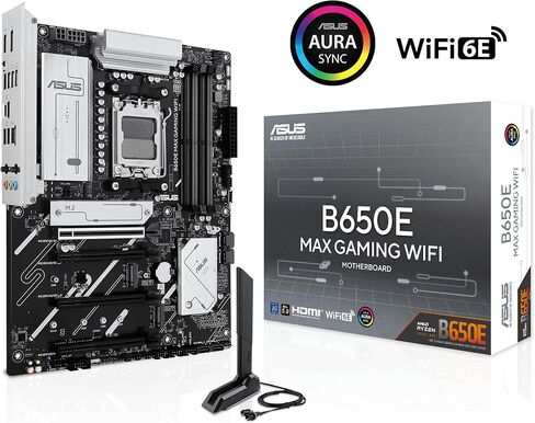 ASUS PRIME B850-PLUS WIFI AMD AM5 AMD B850 ATX Motherboard ، DDR5 ، PCIE 5.0 Ready ، 3x M.2 ، Wi-Fi 6E ، 2.5GB LAN ، DisplayPort ، HDMI ™ ، USB 10GBPS Type-A & type-C® in Kuwait