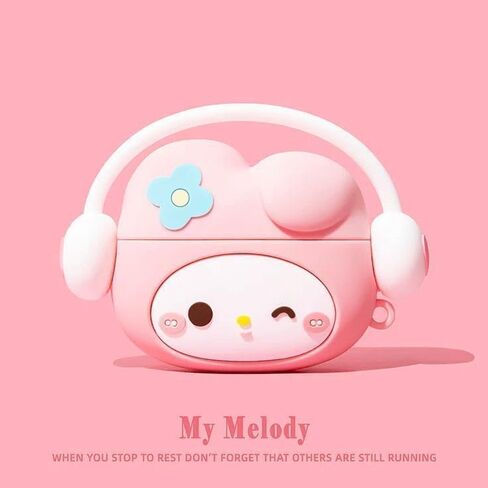 متوافق مع AirPods 4 Case Cover 2024 مع مجموعة Cleaning Kit ، Cartoon Kawaii لـ AirPods Case Generation Case Case for Apple Airpods 4 with keychain for Women Girls (Kitty White) in Kuwait