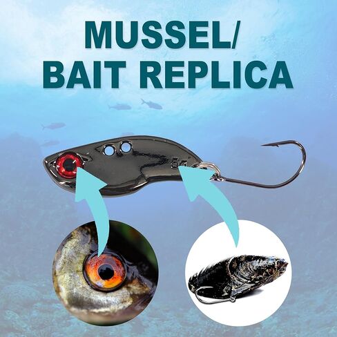 طعوم الشفرة لصيد الأسماك ، 4 مساءً ، سحر السليمة المعدنية الصلبة ، وسحر الروبيان النابض بالحياة والمشرقة لتحسين كفاءة الصيد in Kuwait