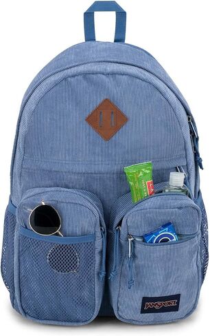 حقيبة الظهر Jansport Granby Remix - Work أو Travel أو Laptop Bookbag أو Black Corduroy in Saudi Arabia