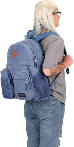 حقيبة الظهر Jansport Granby Remix - Work أو Travel أو Laptop Bookbag أو Black Corduroy in Saudi Arabia