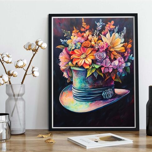 Kaliosy 5D Diamond Art Kits for Adults Female Skeleton by Number Kits, Diamond Painting Art DIY Full Drill Crystal Craft Cross Stitch Embroidery Decoration (12x16 inch) 30x40 cm in Kuwait