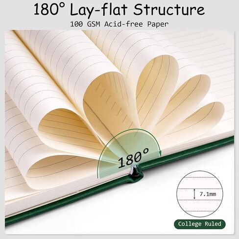 Blank Journal Notebooks for Women Men, 6 Packs A5 Hardcover Sketchbook, 200 Pages/100 Sheets Unlined Paper, 6 Colors, 5.8" x 8.4" Plain Journals bulk for Writing, Sketching, Drawing in Saudi Arabia