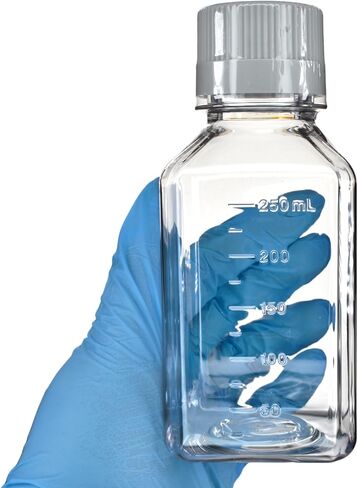 EISCO-حزمة من 24 ، 500 مل من زجاجات الوسائط PETG مع أغطية HDPE ، غير ستيري ، مربعة ، مقاومة للتسرب ، واضحة للعبث ، ومختبر ، مثالية للكواشف المختبرية ، المخازن المؤقتة ومعالجة الأدوية الحيوية in Saudi Arabia
