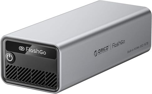 ORICO FlashGo 4TB External SSD Up to 3200MB/s, Thunderbolt 4 (40Gbps), USB-C (10Gbps) External Solid State Drive, Aluminum Alloy & Built-in Fan Design for Mac mini MacBook Video Eediting - FG02 in Saudi Arabia