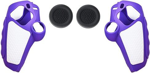 Silicone Grip Cover Case for PlayStation Portal, Anti-Slip Controller Protective Sleeve Ergonomic Handle Case with 2 Thumb Grip Caps for PS Portal Gaming Accessories (Black) in Kuwait
