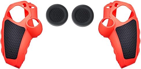 Silicone Grip Cover Case for PlayStation Portal, Anti-Slip Controller Protective Sleeve Ergonomic Handle Case with 2 Thumb Grip Caps for PS Portal Gaming Accessories (Black) in Kuwait