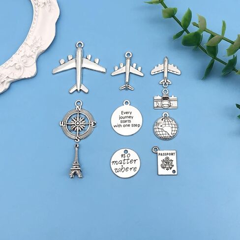 Youdiyla 60pcs Alloy enamel tea drinking time series Pendant Jewelry Making DIY Keychain Earrings Pendant Various Design Charms for Jewelry Making Bracelets Necklace (SN626) in Saudi Arabia