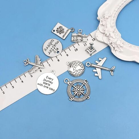 Youdiyla 60pcs Alloy enamel tea drinking time series Pendant Jewelry Making DIY Keychain Earrings Pendant Various Design Charms for Jewelry Making Bracelets Necklace (SN626) in Saudi Arabia
