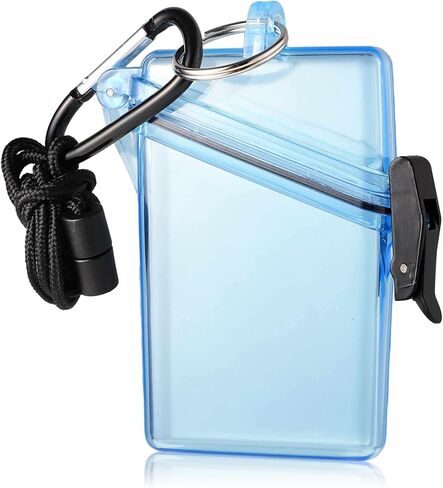 BESARME 3 Pack Packrabling ID ID CASE CASE CLAY CLEAR VERTICAL ID CARD WATHER LANYAD in Saudi Arabia