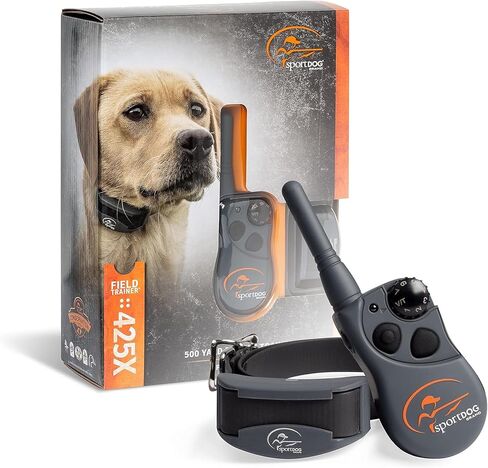 SportDOG Brand FieldTrainer 425X Remote Trainer - 500 Yard Range - Rechargeable Dog Training Collar with Static, Vibrate, and Tone - SD-425X in Saudi Arabia