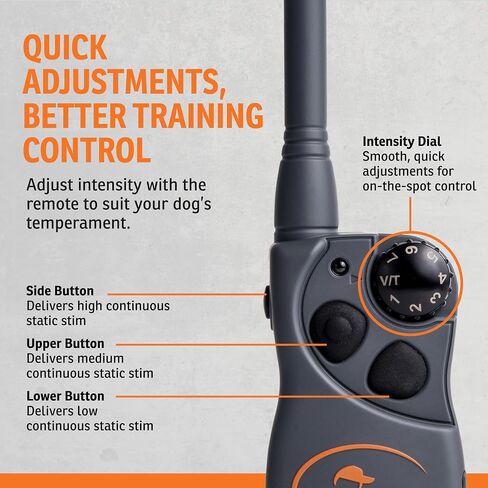 SportDOG Brand FieldTrainer 425X Remote Trainer - 500 Yard Range - Rechargeable Dog Training Collar with Static, Vibrate, and Tone - SD-425X in Saudi Arabia
